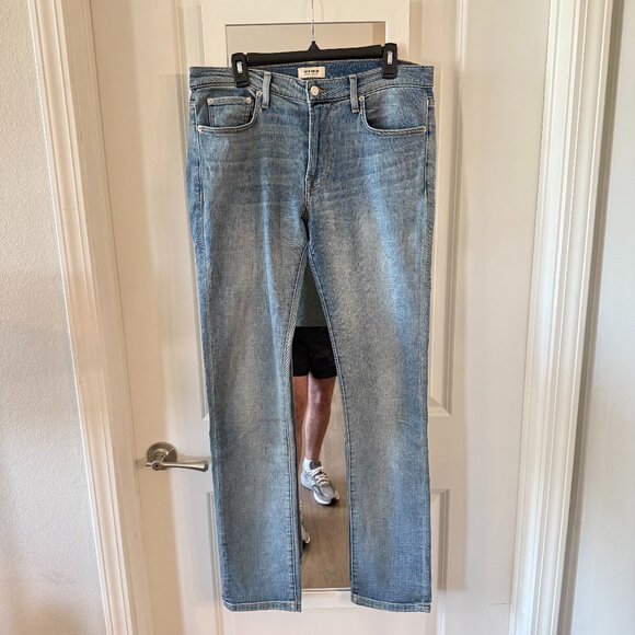 Buck Mason Size 33 Slim Fit Jeans Color Blue - Picture 1 of 5
